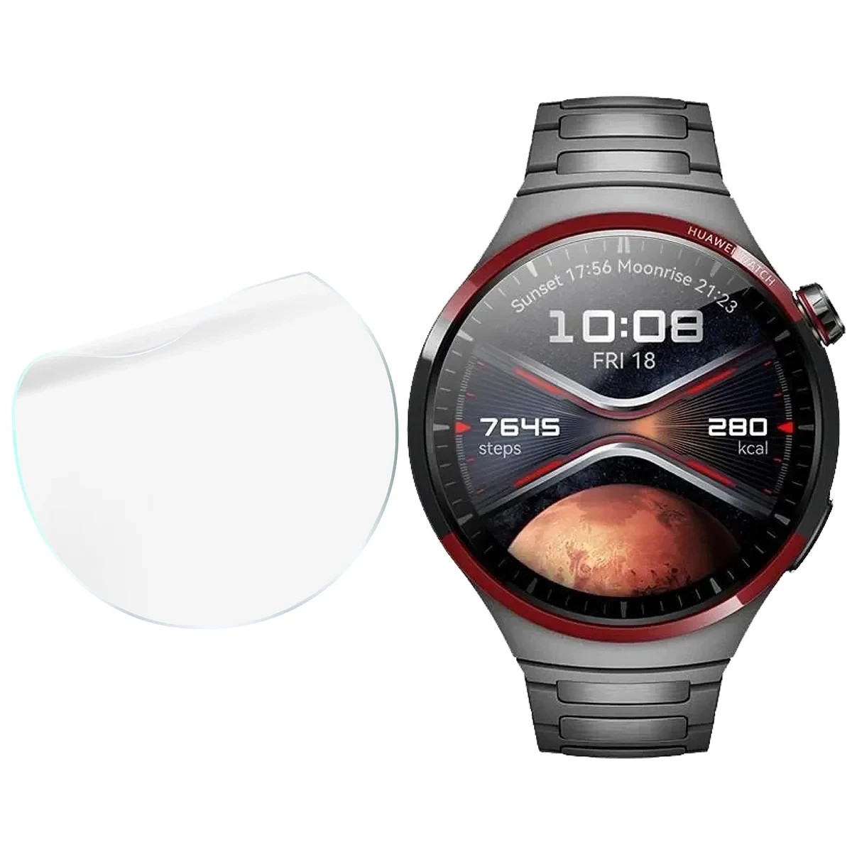Kryt Bizon Watch Film HydroFlex Huawei Watch 4 Pro [3 PACK]