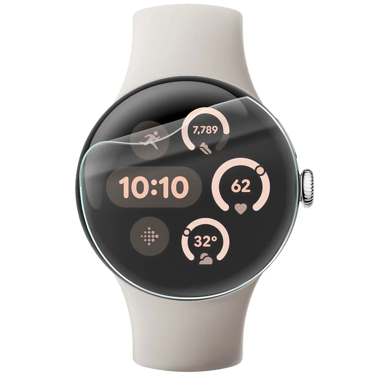 Kryt Bizon Watch Film HydroFlex Google Pixel Watch 3 41 mm [3 PACK]