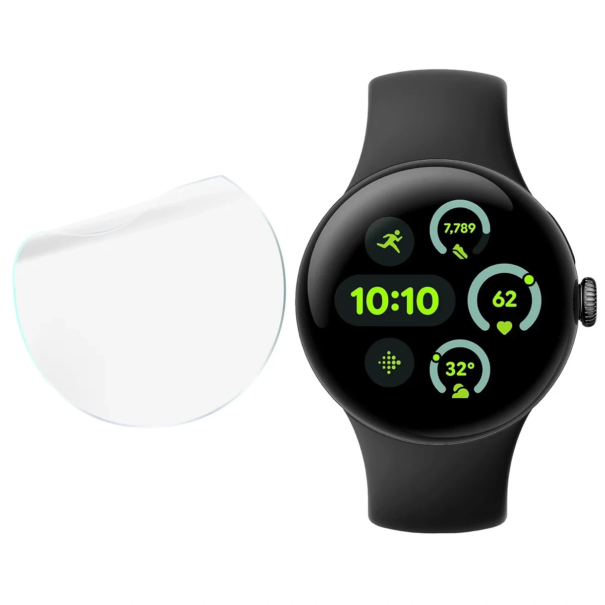 Kryt Bizon Watch Film HydroFlex Google Pixel Watch 3 45 mm [3 PACK]
