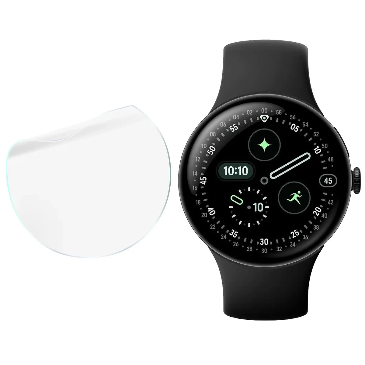 Kryt Bizon Watch Film HydroFlex Google Pixel Watch 4 45 mm [3 PACK]