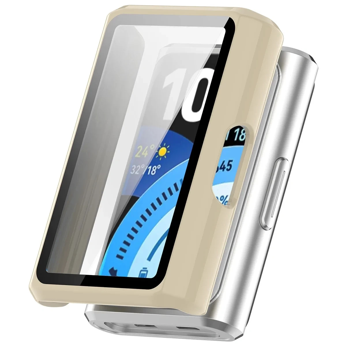 Kryt Bizon Case Watch Adamo Huawei Band 11 Pro, beige