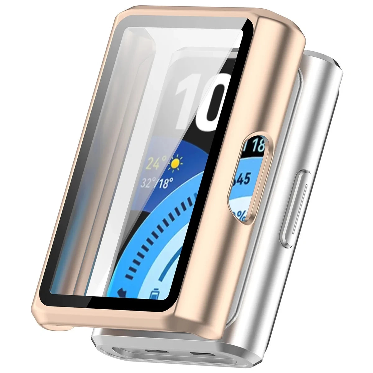 Kryt Bizon Case Watch Adamo Huawei Band 11 Pro, satin pink