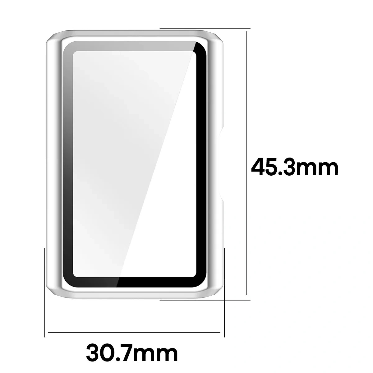 Kryt Bizon Case Watch Adamo Huawei Band 11 Pro, satin silver