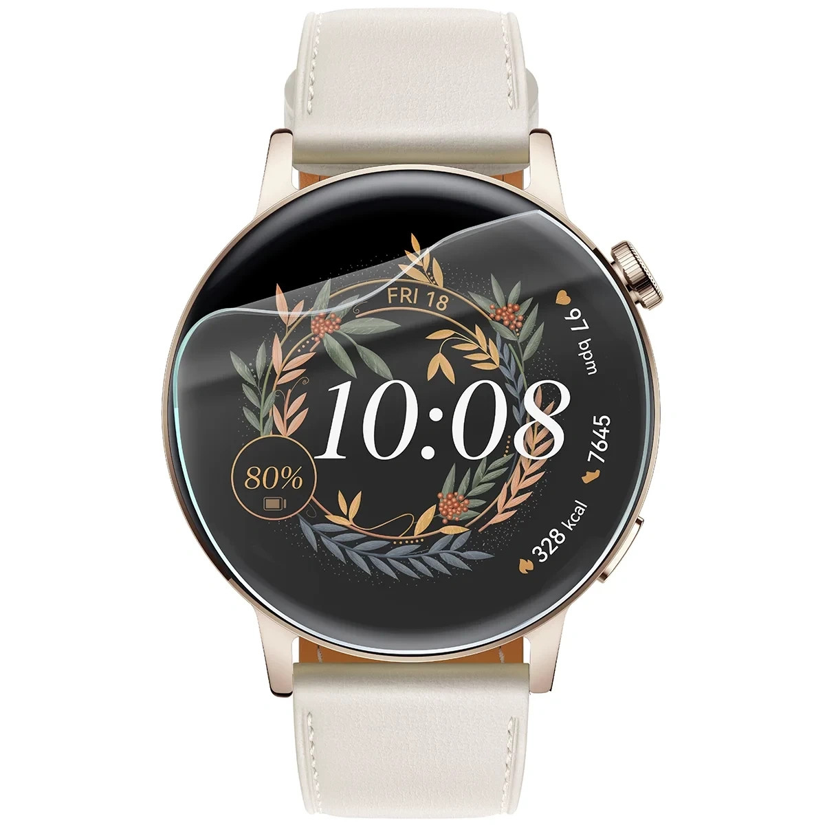 Kryt Bizon Watch Film HydroFlex Huawei Watch GT 3 42 mm [3 PACK]