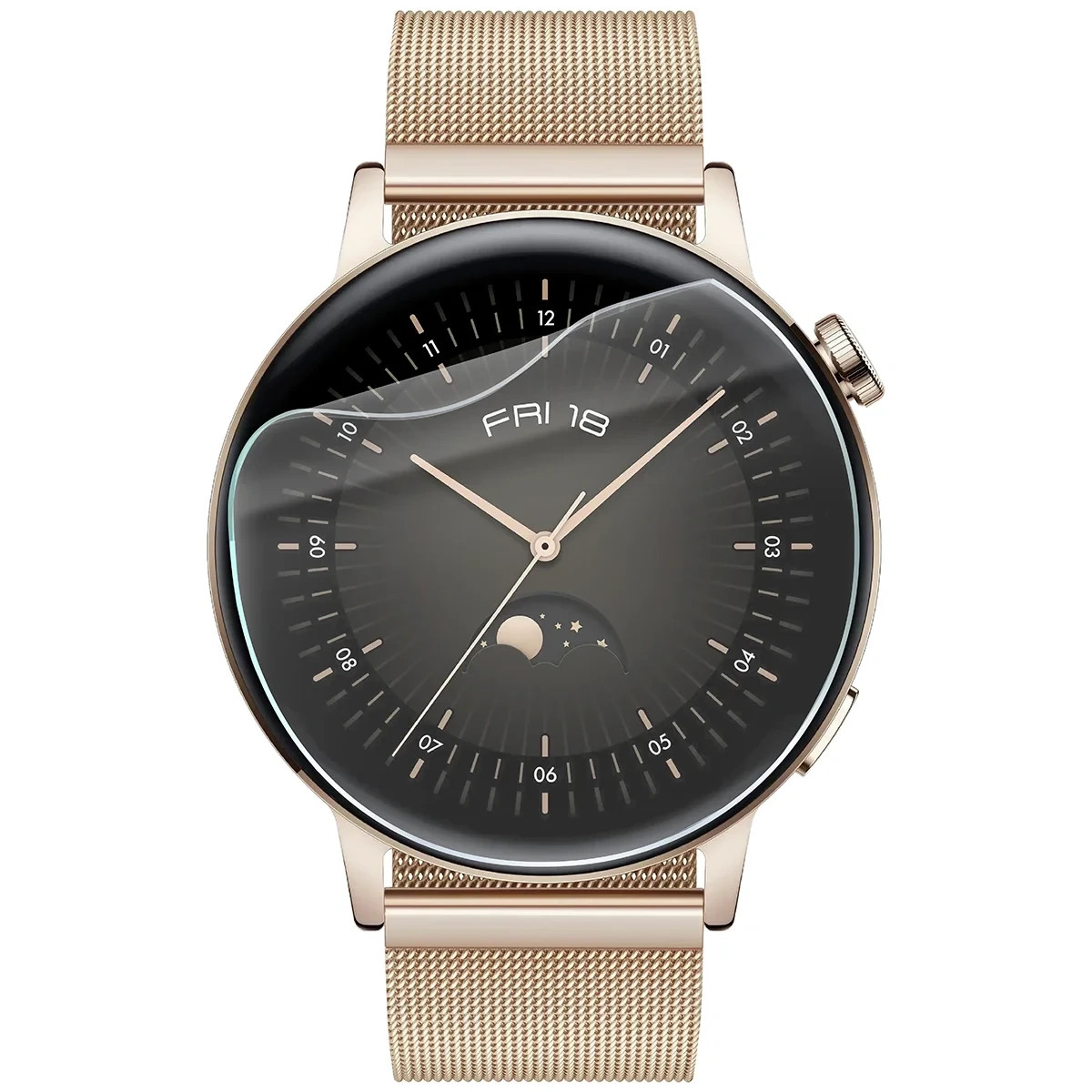 Ochranná fólie Bizon Watch Film HydroFlex Huawei Watch GT 3 42 mm Elegant [3 PACK]