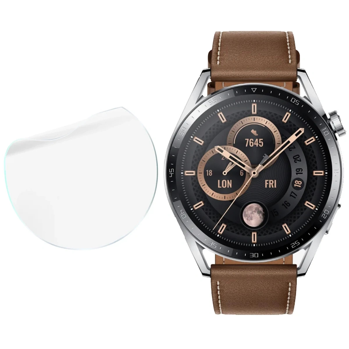 Kryt Bizon Watch Film HydroFlex Huawei Watch GT 3 46 mm [3 PACK]