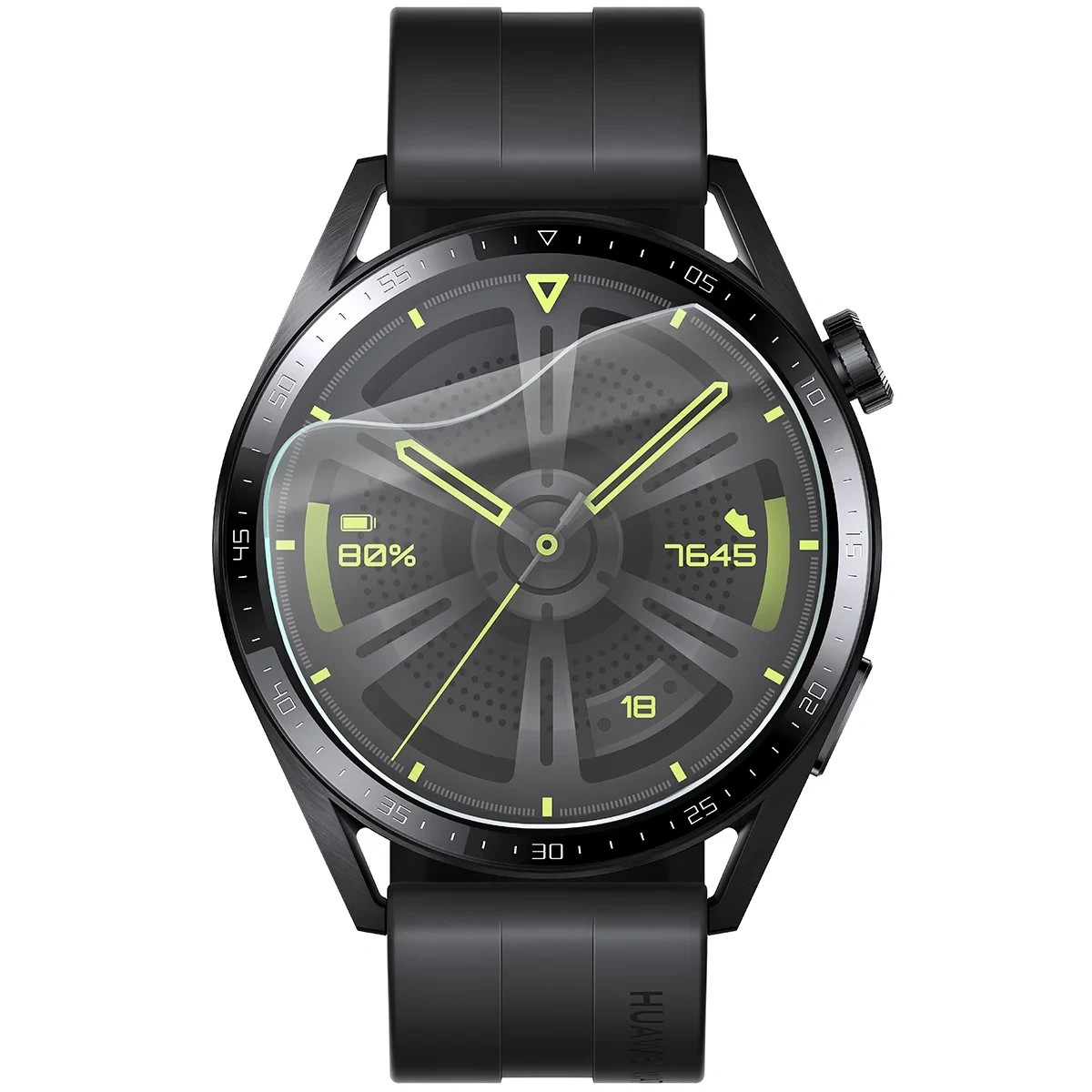Ochranná fólie Bizon Watch Film HydroFlex Huawei Watch GT 3 46 mm Active [3 PACK]
