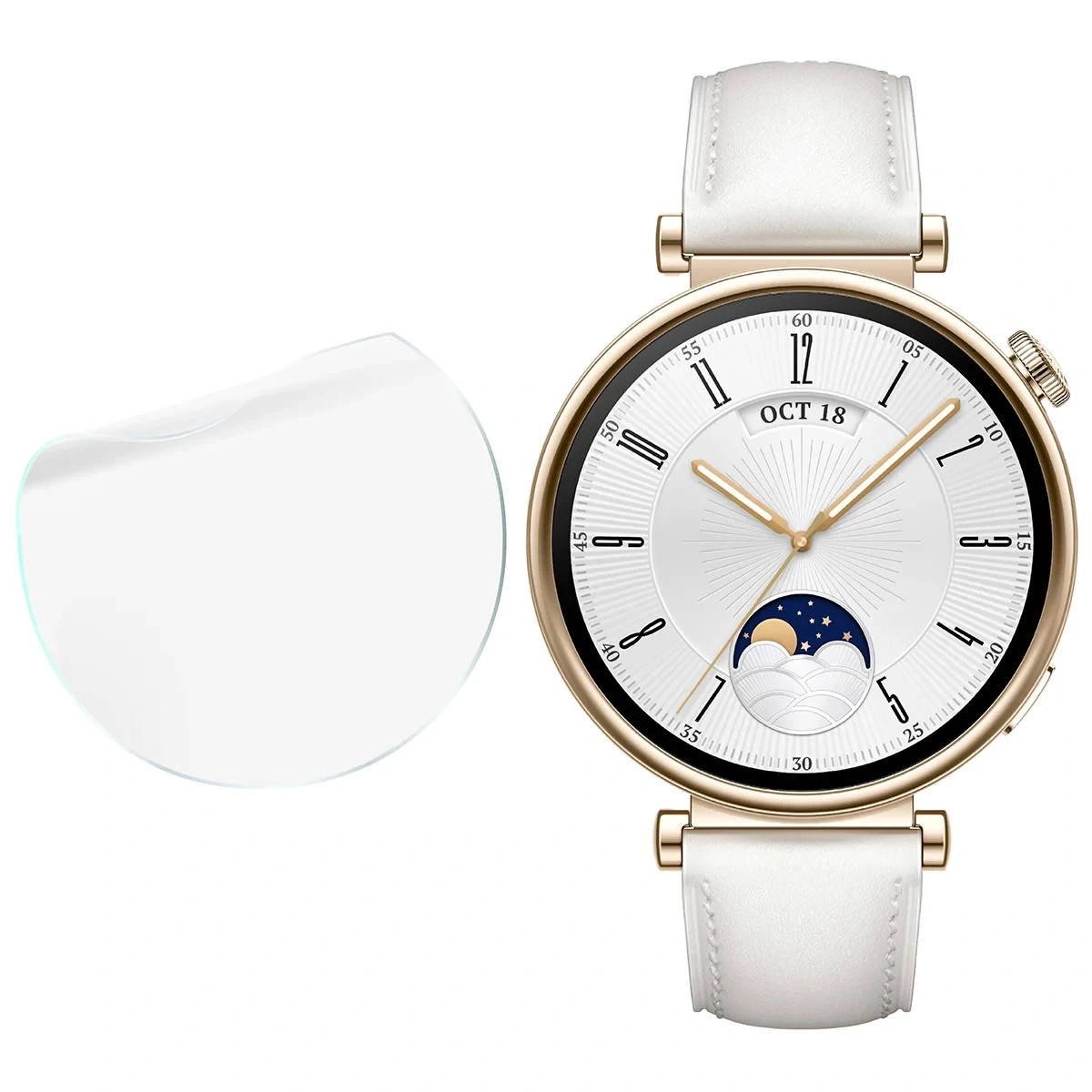 Kryt Bizon Watch Film HydroFlex Huawei Watch GT 4 41 mm [3 PACK]