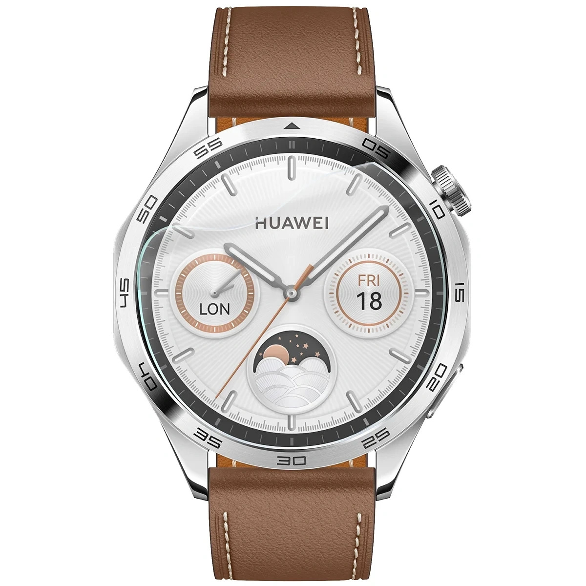 Kryt Bizon Watch Film HydroFlex Huawei Watch GT 4 46 mm [3 PACK]