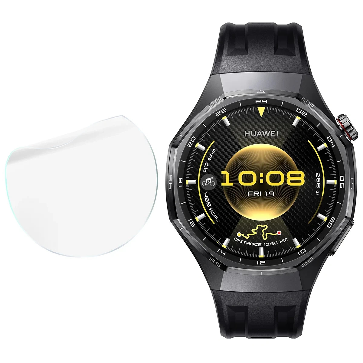 Kryt Bizon Watch Film HydroFlex Huawei Watch GT6 Pro 46 mm [3 PACK]