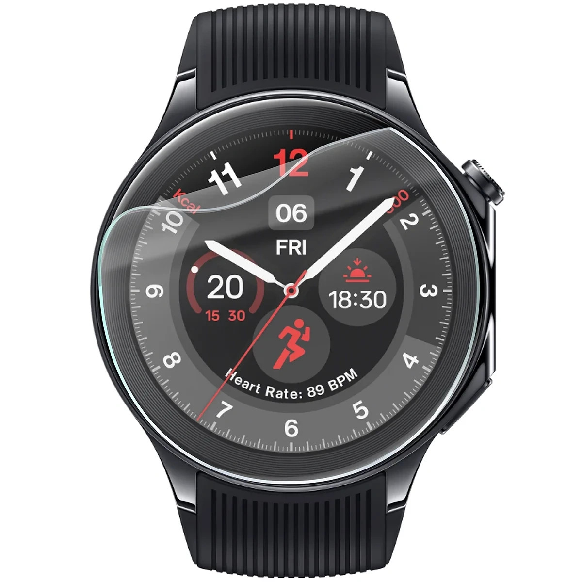 Kryt Bizon Watch Film HydroFlex OnePlus Watch 2 [3 PACK]