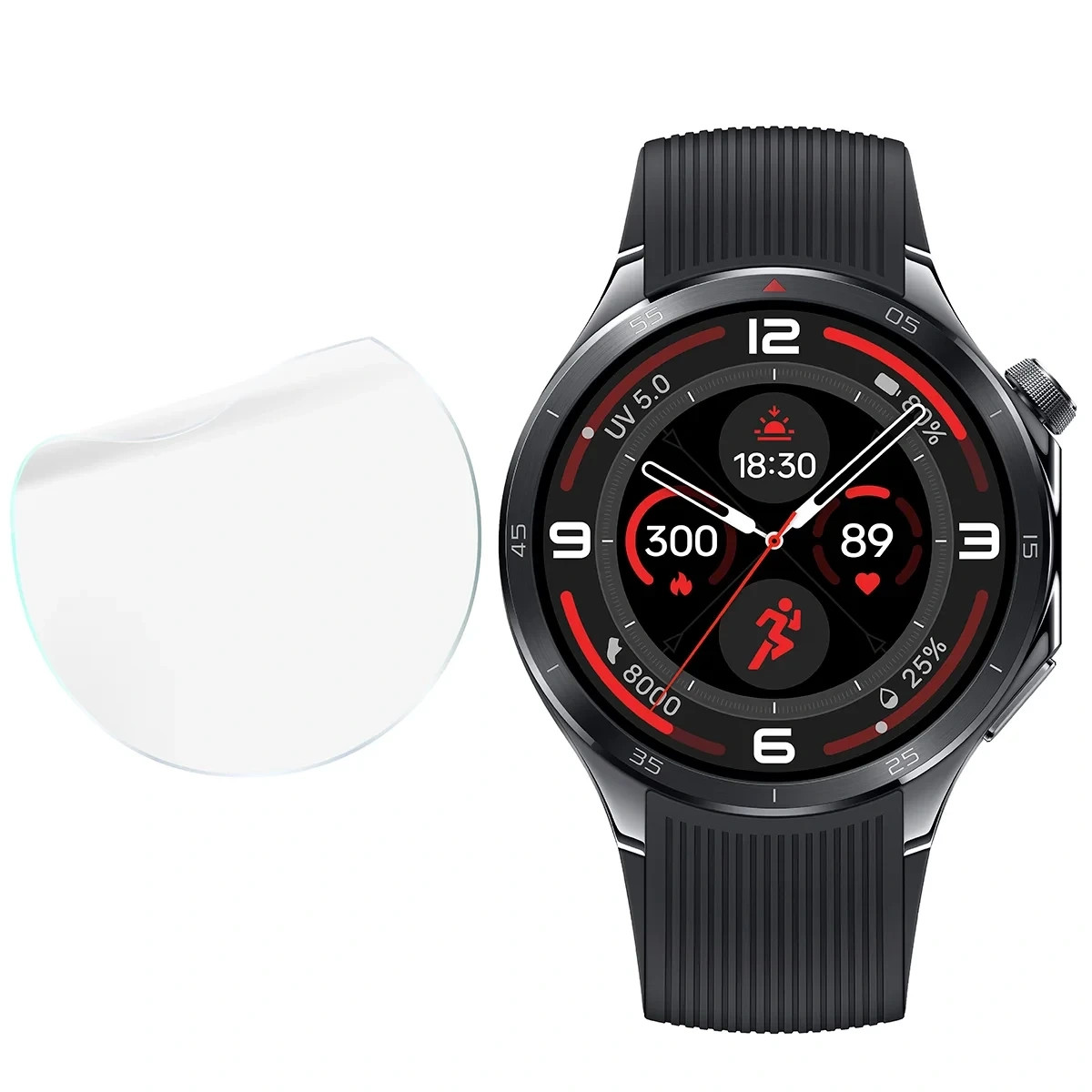Kryt Bizon Watch Film HydroFlex OnePlus Watch 3 [3 PACK]