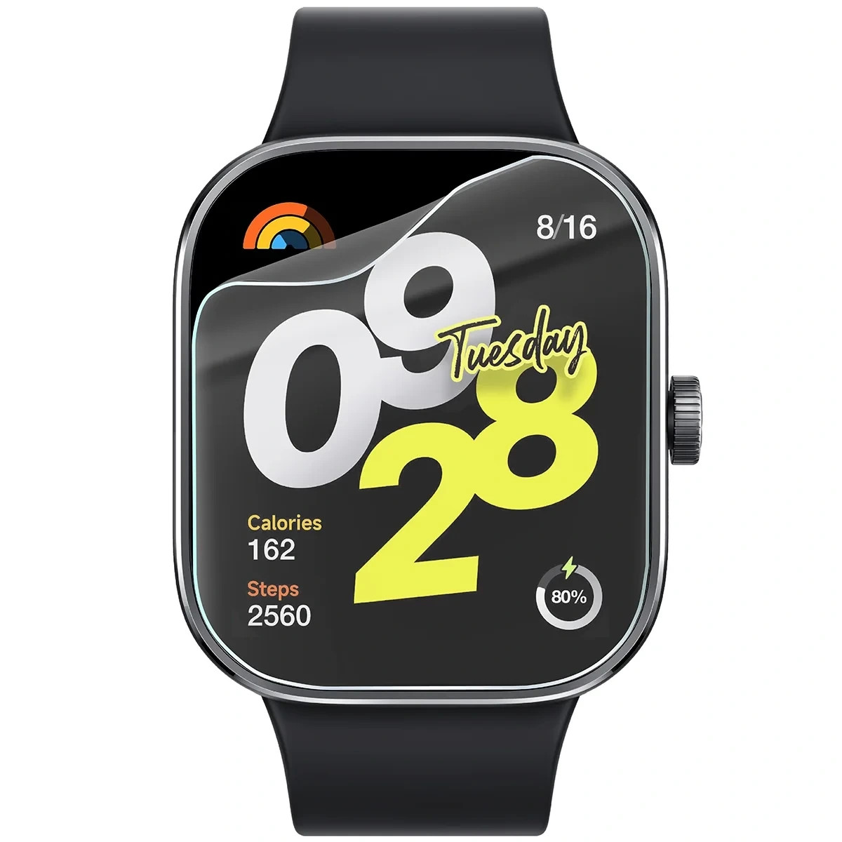 Ochranná fólie Bizon Watch Film HydroFlex Xiaomi Redmi Watch 4 [3 PACK]