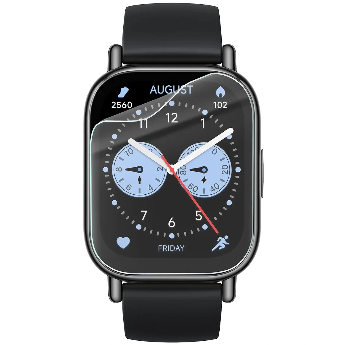 Kryt Bizon Watch Film HydroFlex Xiaomi Redmi Watch 5 Lite [3 PACK]