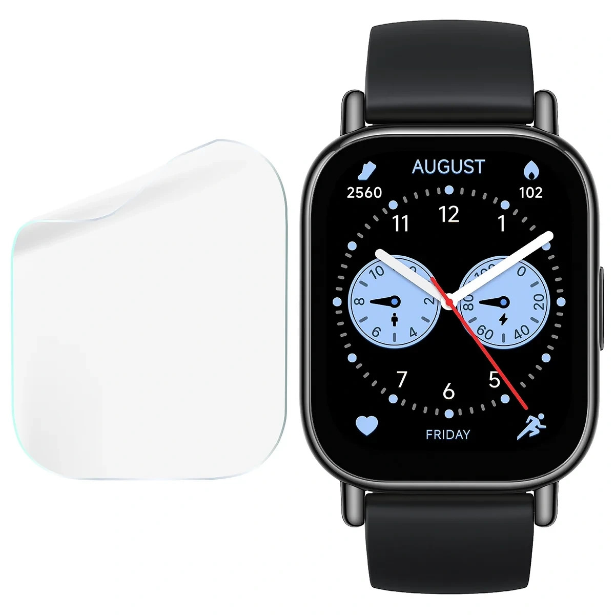 Kryt Bizon Watch Film HydroFlex Xiaomi Redmi Watch 5 Lite [3 PACK]