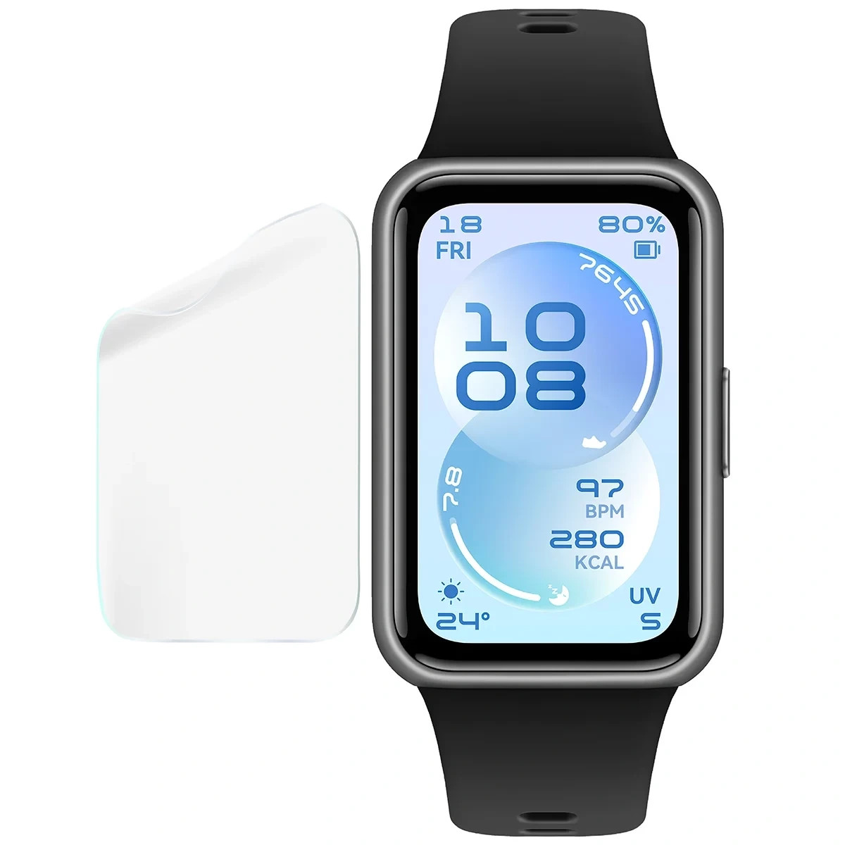 Kryt Bizon Watch Film Hydrogel Duo Huawei Band 11 / 11 Pro [2 PACK]