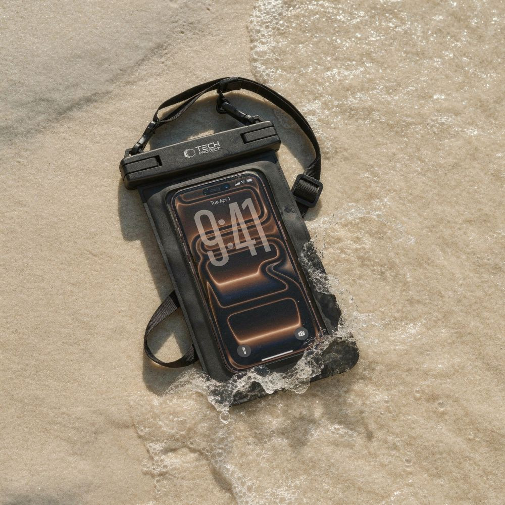 Kryt Tech-Protect UWC7 Universal Waterproof Floating Case 6.9 Inch Black