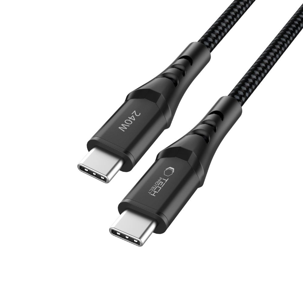 Tech-Protect UB11T Ultraboost USB-C / USB-C Cable PD 240W / QC3.0 200cm Black