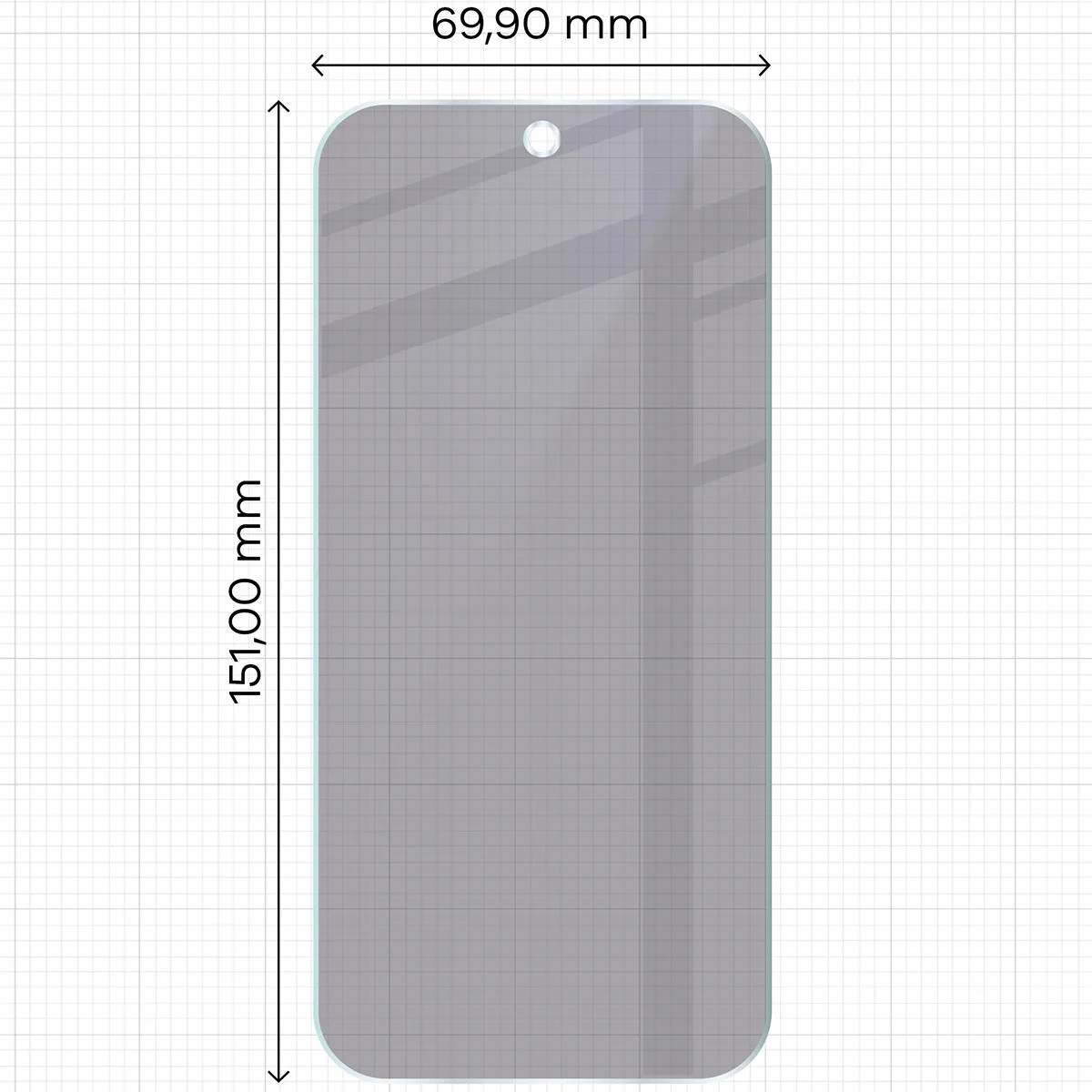 Ochranné sklo Bizon Hybrid Shadow Google Pixel 10a, matte