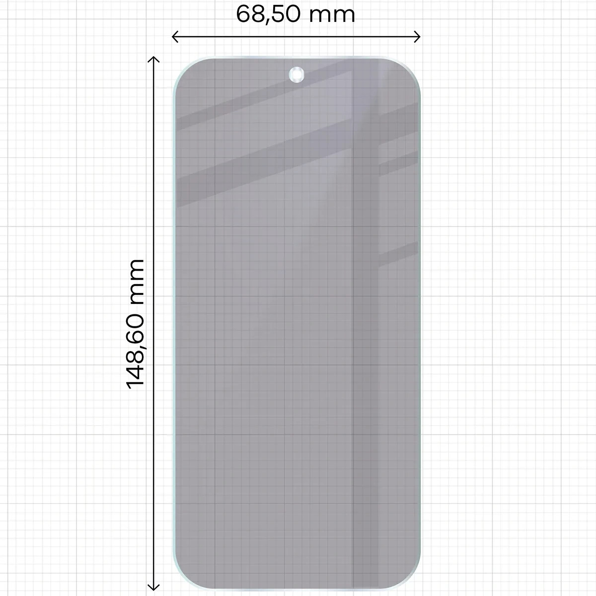 Ochranné sklo Bizon Hybrid Shadow Xiaomi 17, matte