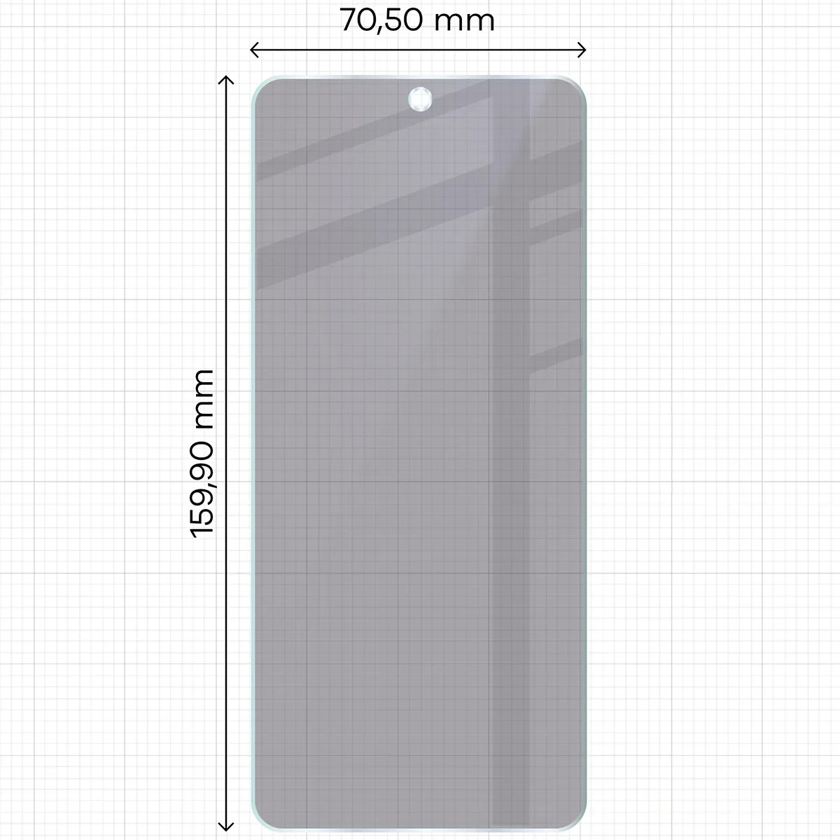 Ochranné sklo Bizon Hybrid Shadow Motorola Moto G17, matte