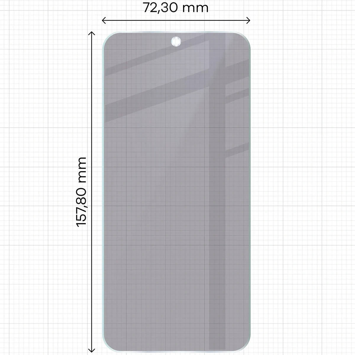 Ochranné sklo Bizon Hybrid Shadow Motorola Moto G77 5G, matte