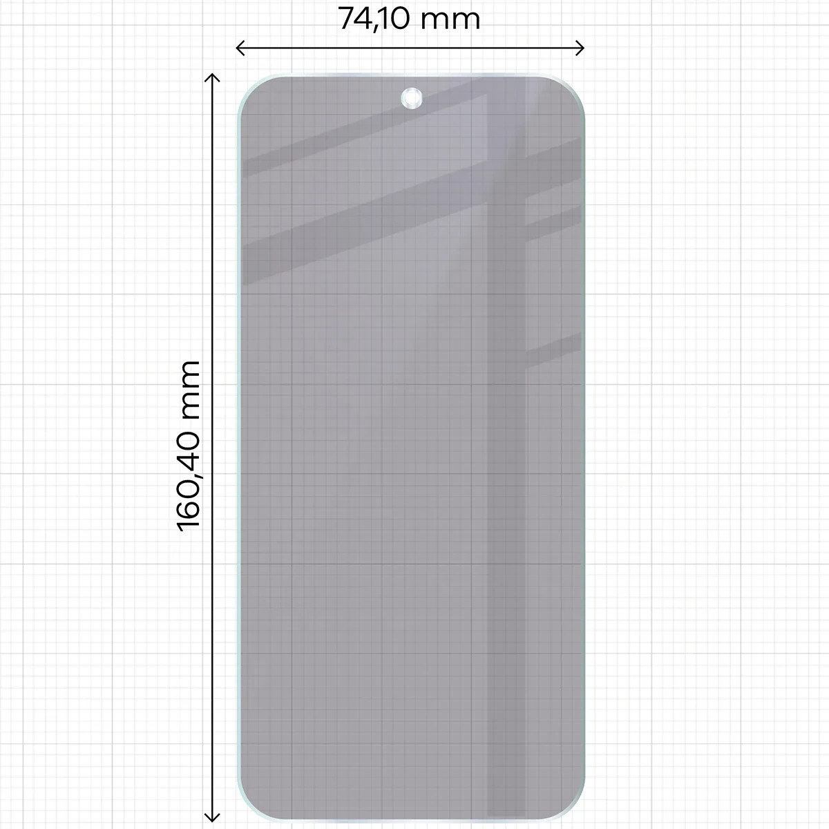 Ochranné sklo Bizon Hybrid Shadow Nothing Phone (4a), matte