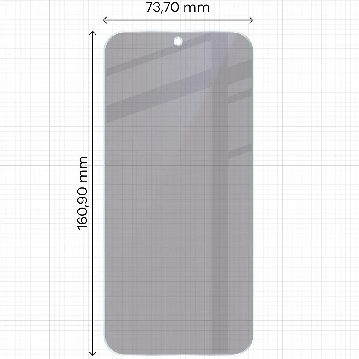 Ochranné sklo Bizon Hybrid Shadow Nothing Phone (4a) Pro, matte
