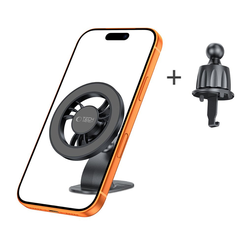 Kryt Tech-Protect N56 Magnetic MagSafe 3m Dashboard & Vent Car Mount Black