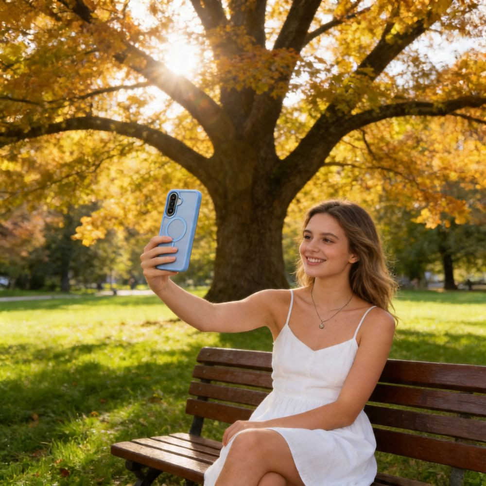 Kryt Tech-Protect Magmat MagSafe Samsung Galaxy A57 5G Matte Icyblue