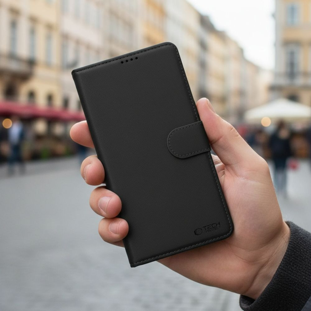 Knížkové pouzdro Tech-Protect Wallet Motorola Edge 70 Fusion / Fusion+ Plus 5G Black