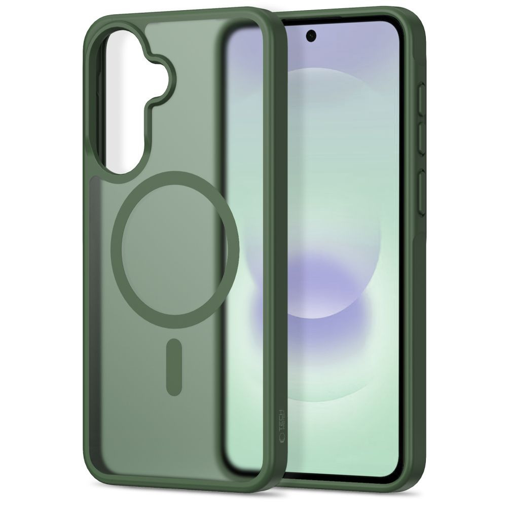 Kryt Tech-Protect Magmat MagSafe Samsung Galaxy A36 / A56 / A37 5G Matte Green