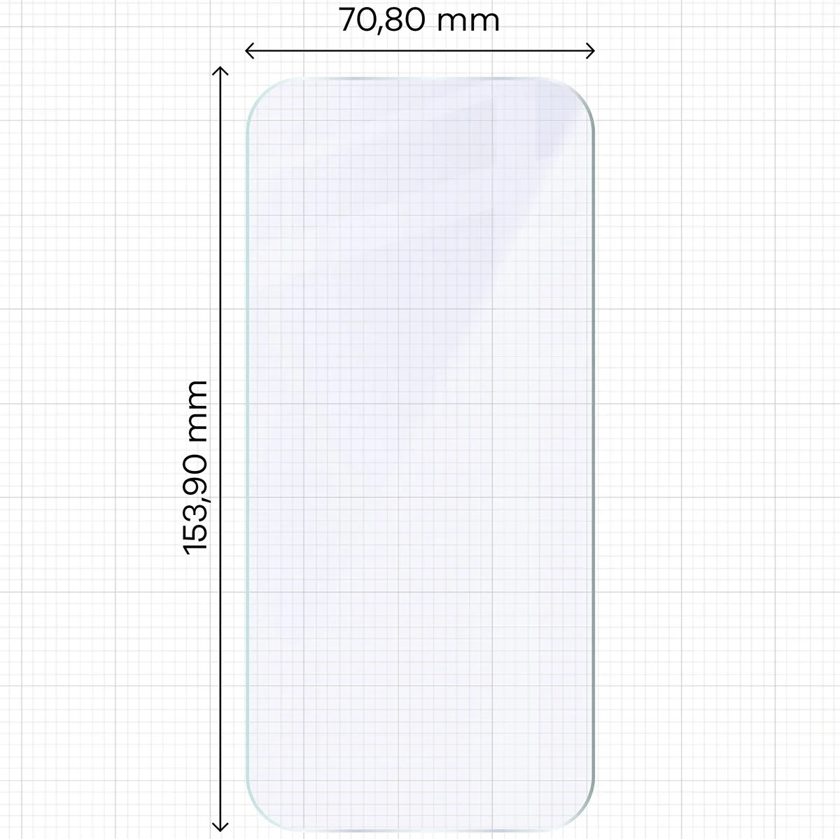 Ochranné sklo Bizon Hybrid Mule Vivo V70 5G
