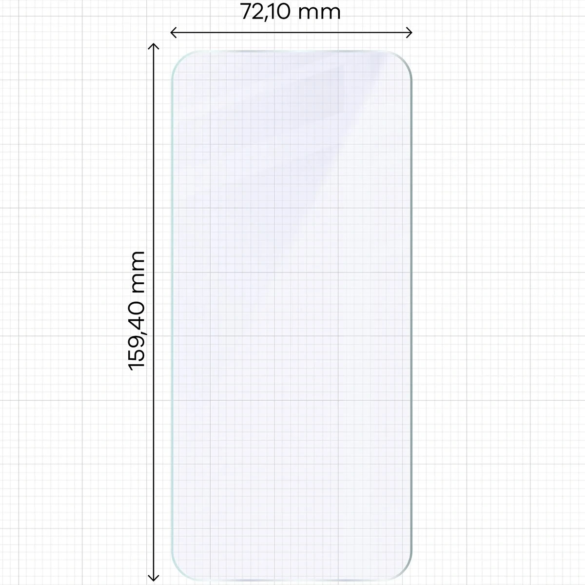 Ochranné sklo Bizon Hybrid Mule Vivo V70 FE 5G