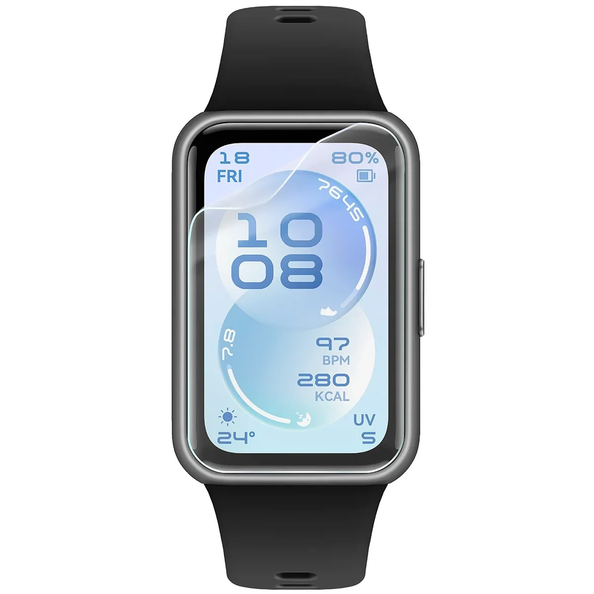 Ochranná fólie Bizon Watch Film HydroFlex Huawei Band 11 [3 PACK]