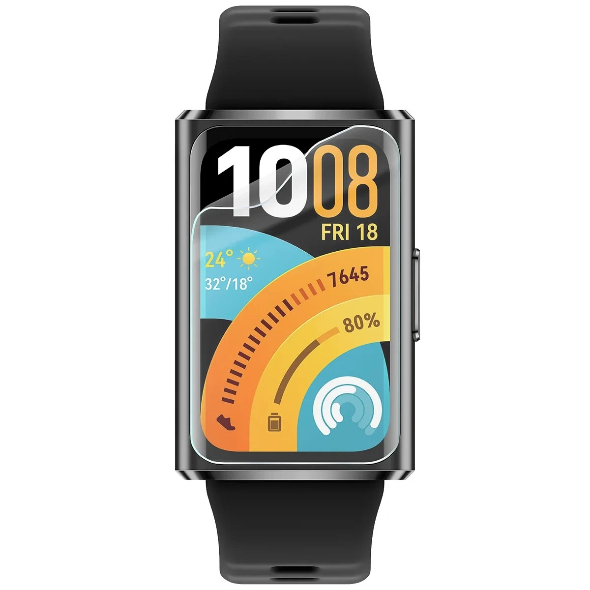 Kryt Bizon Watch Film HydroFlex Huawei Band 11 Pro [3 PACK]