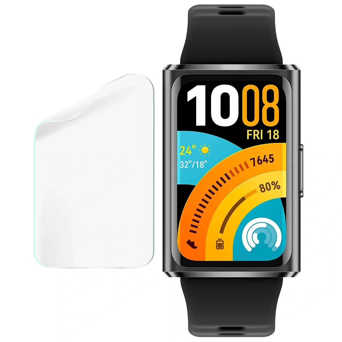 Kryt Bizon Watch Film HydroFlex Huawei Band 11 Pro [3 PACK]