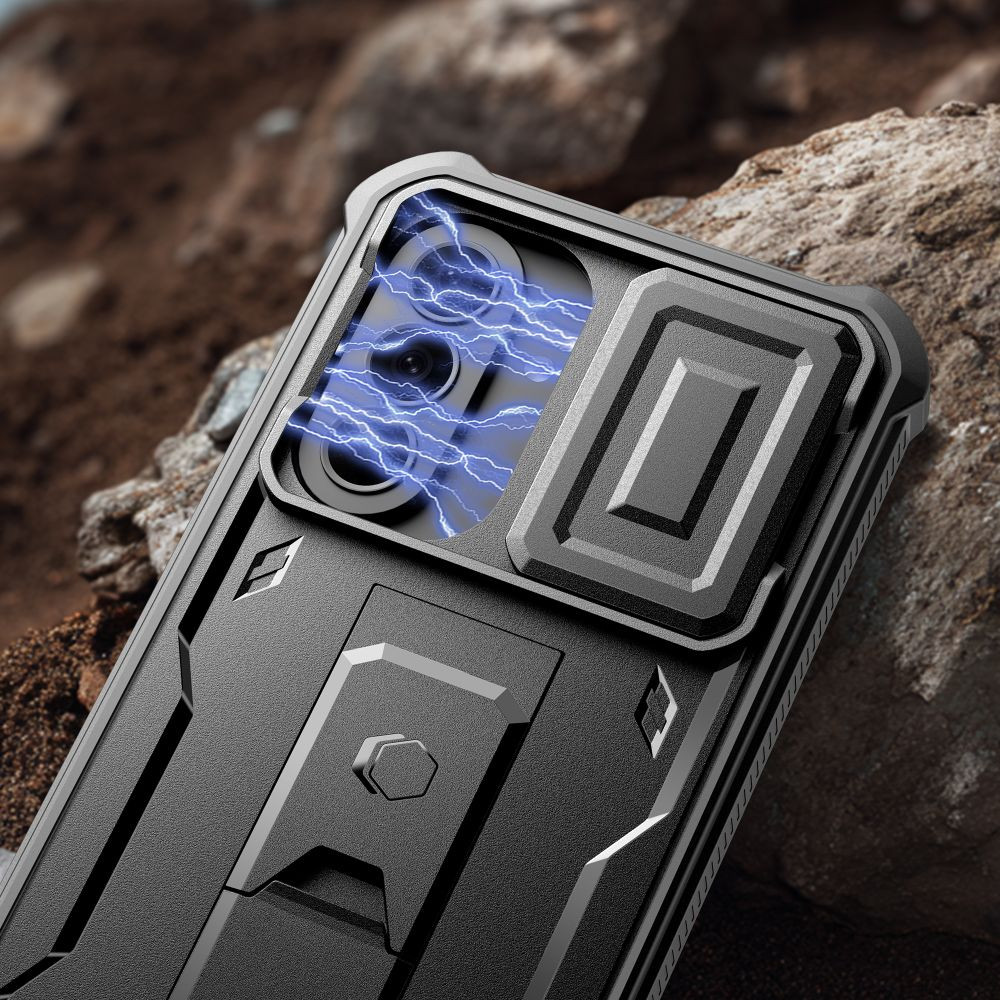 Kryt Tech-Protect Kevlar Cam+ Samsung Galaxy A57 5G Black [2 PACK]