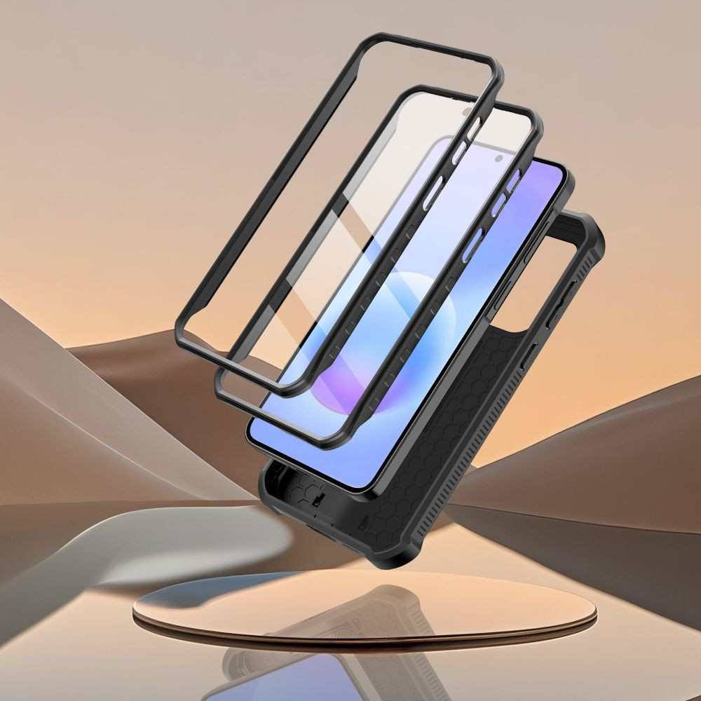 Kryt Tech-Protect Kevlar Cam+ Samsung Galaxy A57 5G Black [2 PACK]