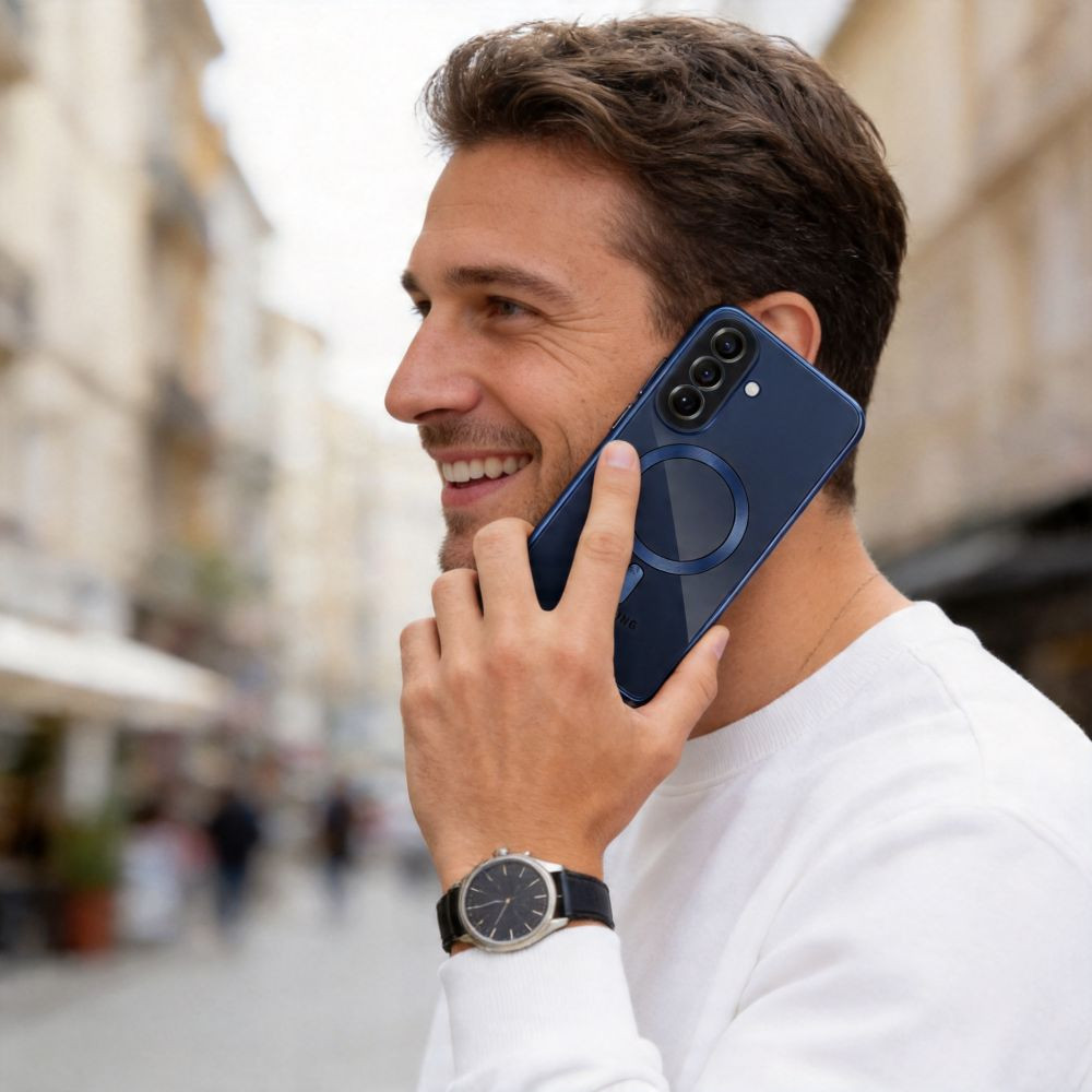 Kryt Tech-Protect Magflex MagSafe Samsung Galaxy A57 5G Navy Blue