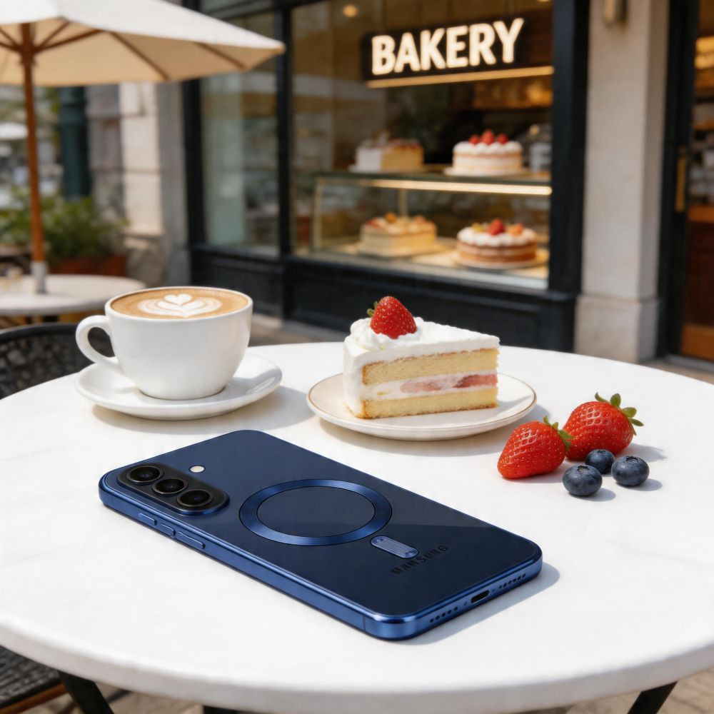 Kryt Tech-Protect Magflex MagSafe Samsung Galaxy A57 5G Navy Blue