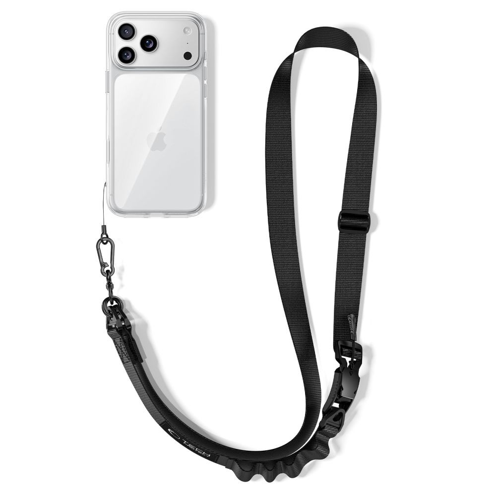 Šňůrka Tech-Protect C9S Rope Crossbody Black
