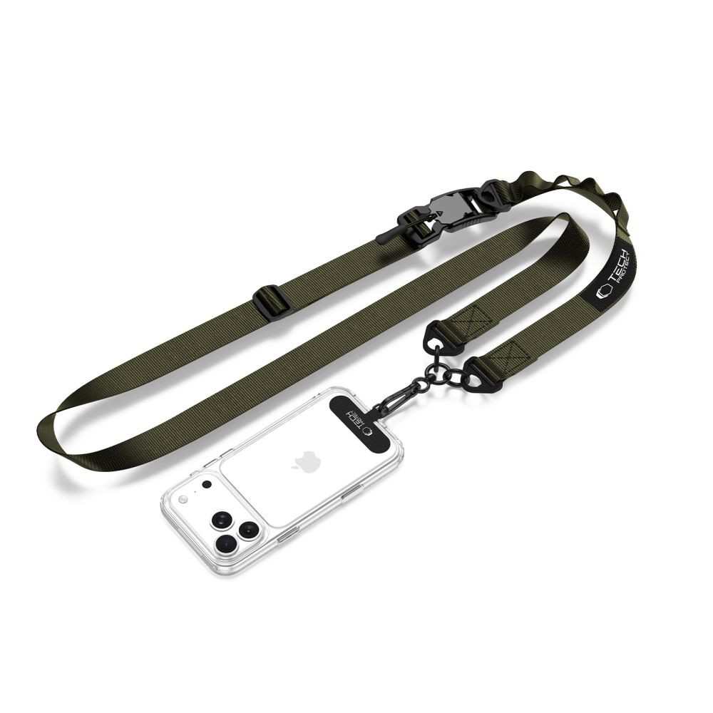 Šňůrka Tech-Protect C9S Rope Crossbody Army Green