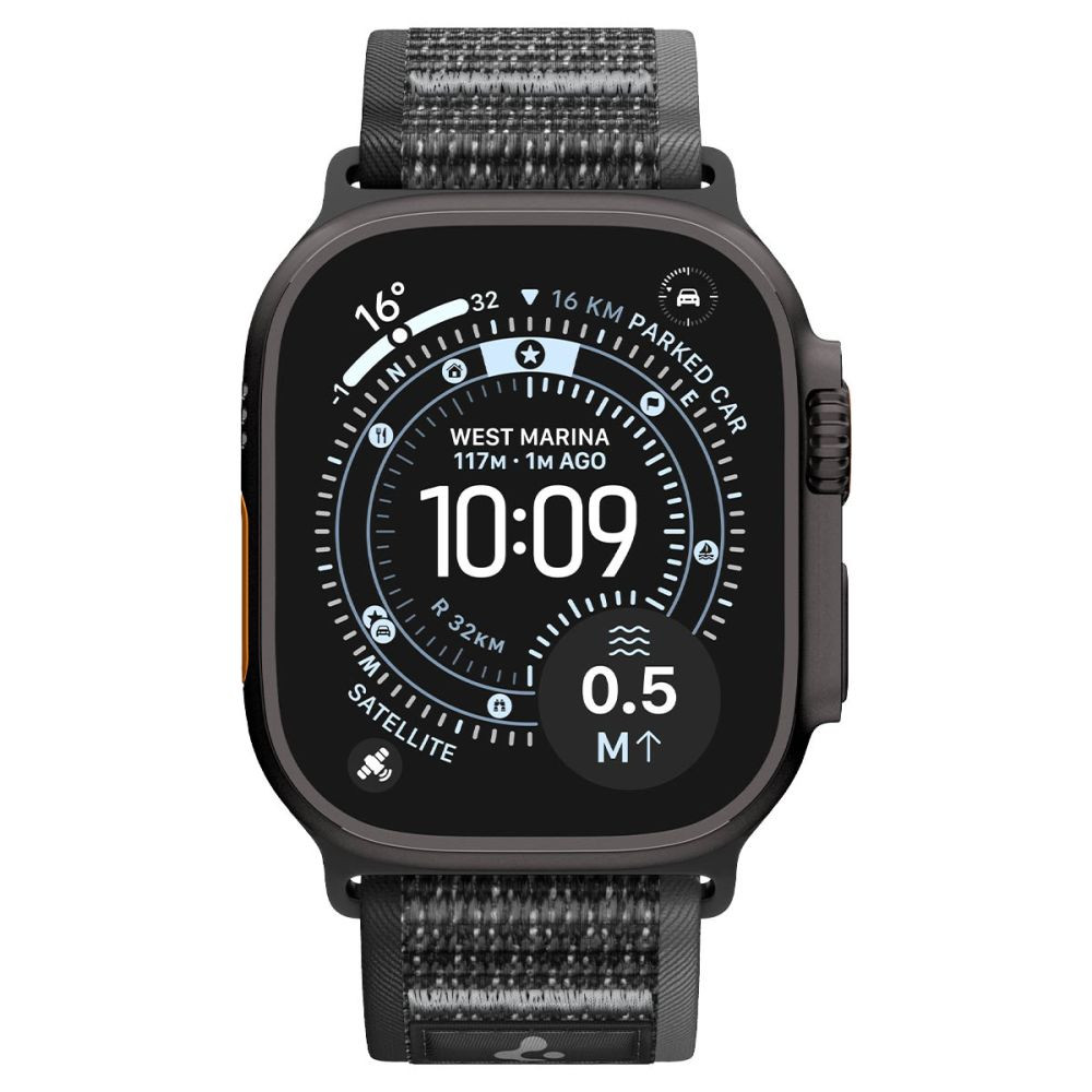 Spigen Athlex Air 2 Apple Watch 8 / 9 / 10 / 11 / SE / Ultra 44/45/46/49mm Active Black / Grey