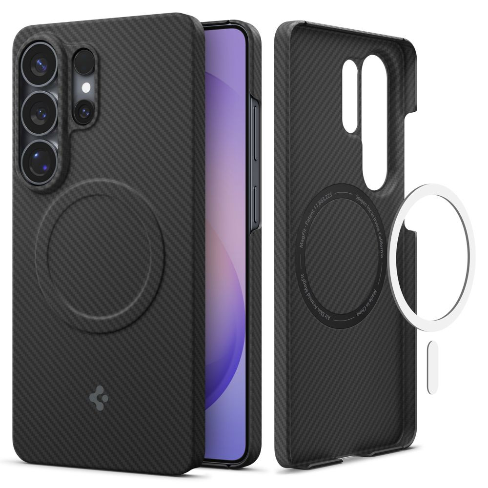 Kryt Spigen AirSkin Aramid Mag MagSafe Samsung Galaxy S26 Ultra Black