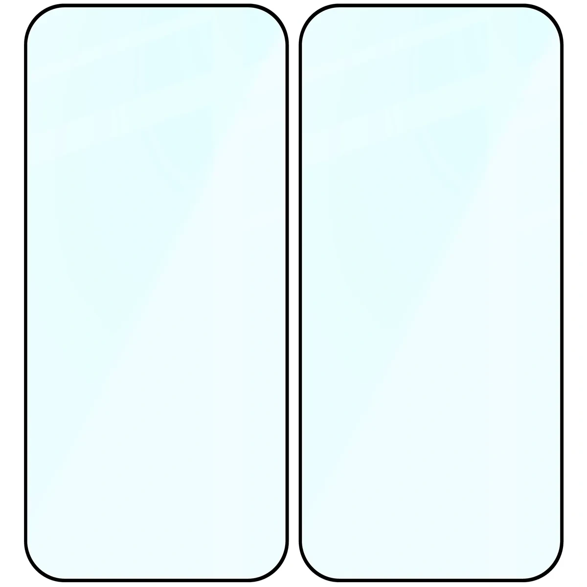 Ochranné sklo Bizon Glass Edge Duo Xiaomi POCO X8 Pro, black frame [2 PACK]