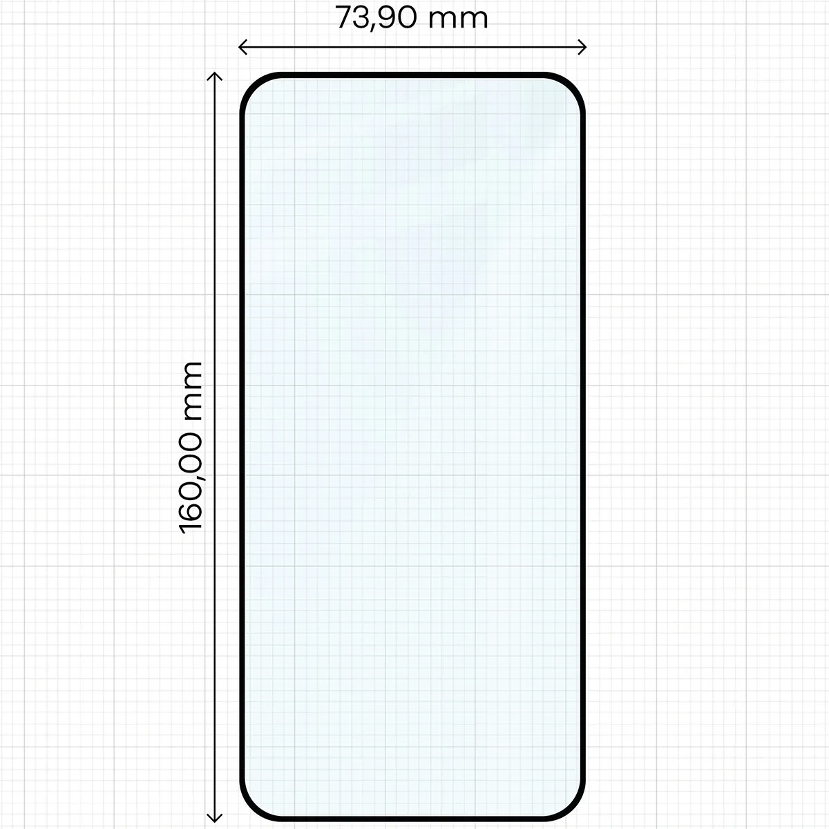 Ochranné sklo Bizon Glass Edge Duo Nothing Phone (4a), black frame [2 PACK]