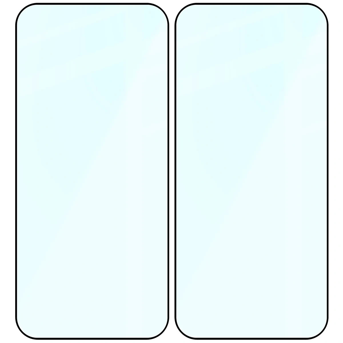 Ochranné sklo Bizon Glass Edge Duo Realme 16 Pro 5G, black frame [2 PACK]