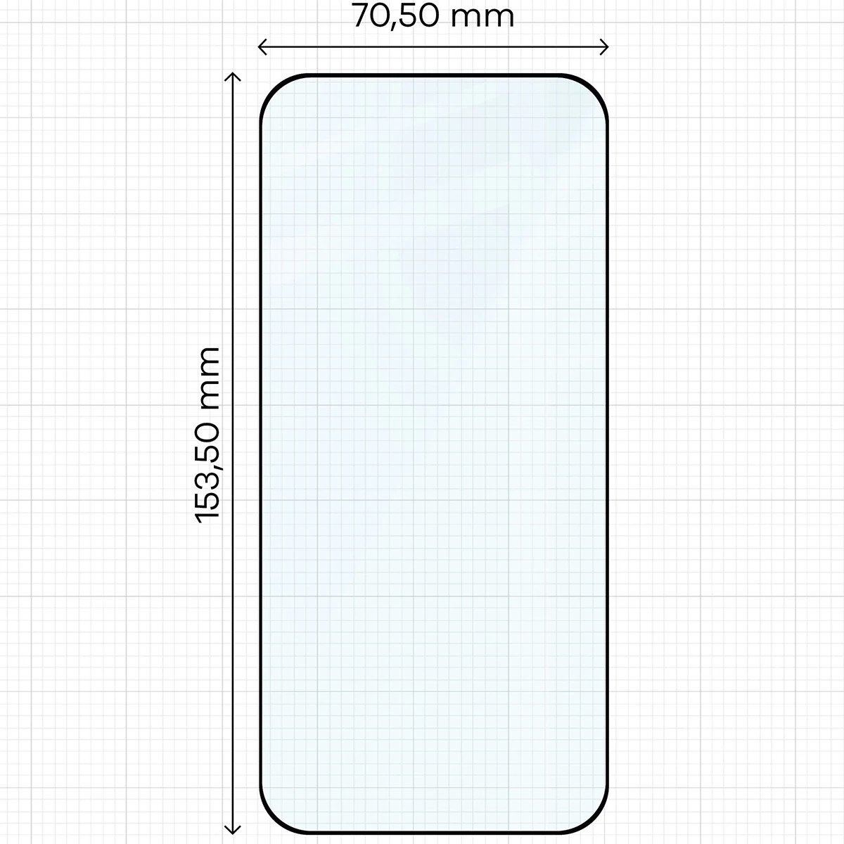 Ochranné sklo Bizon Glass Edge Duo Oppo Find X9, black frame [2 PACK]