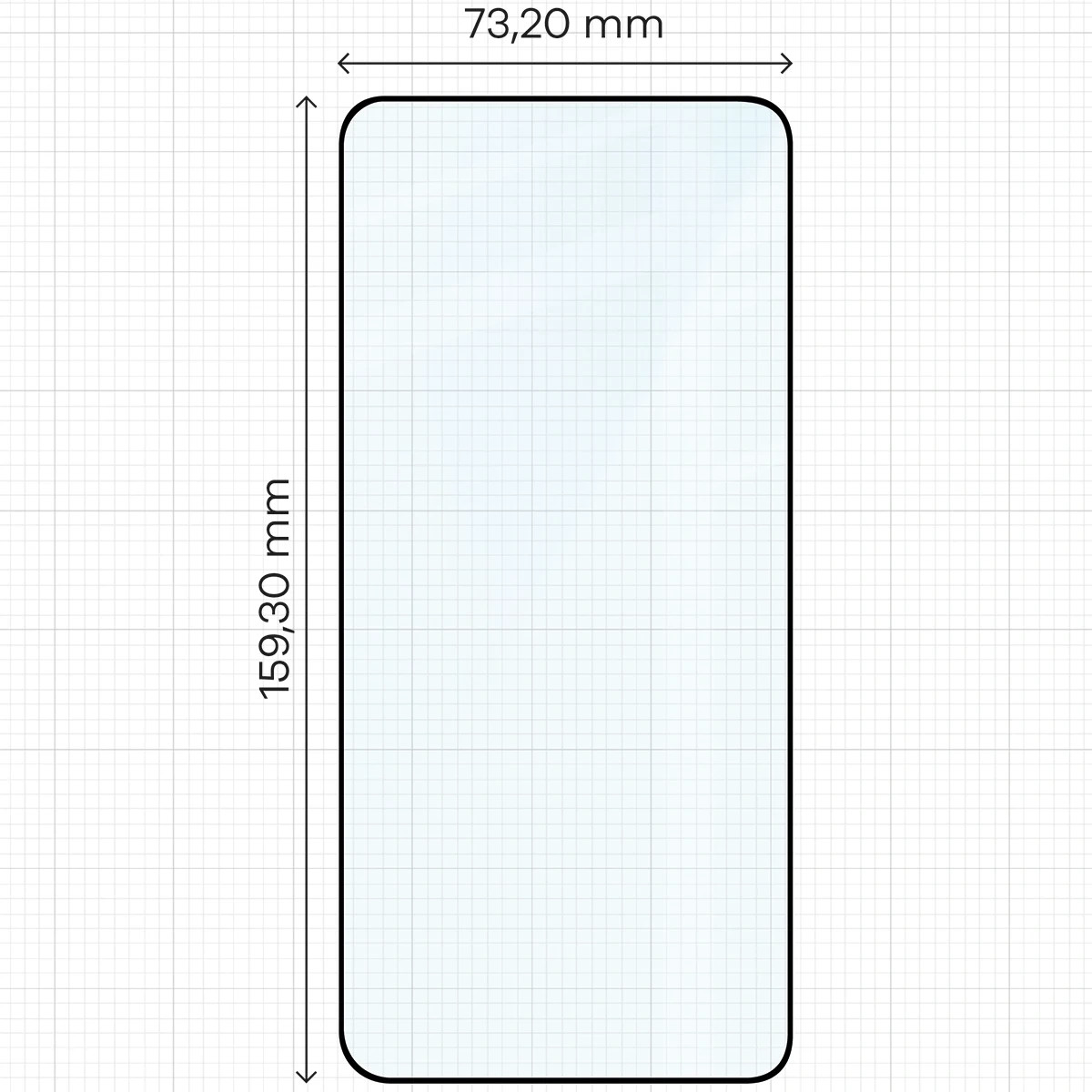 Ochranné sklo Bizon Glass Edge Duo Vivo X300 Ultra, black frame [2 PACK]